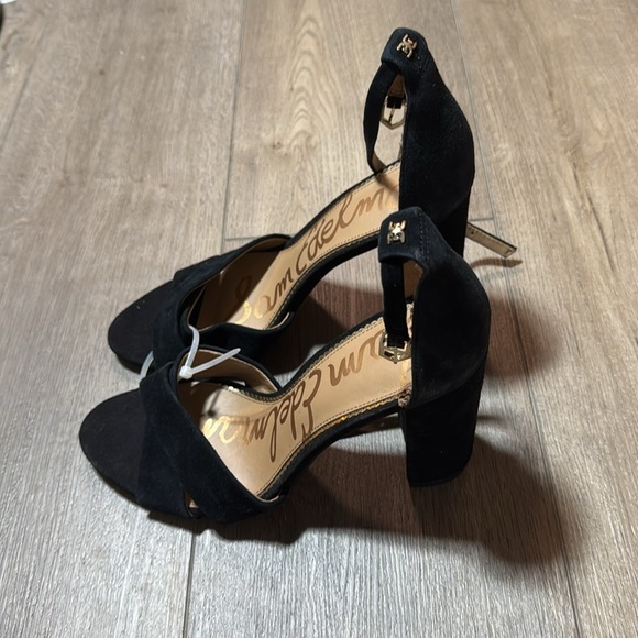 NEW! Sam Edelman Yancy Black Ankle Strap Sandal - Size 9.5 - Picture 9 of 14